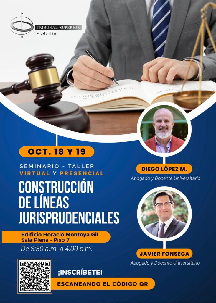 Seminario construccion de lineas jurisprudenciales octubre 18 y 19 de 2023